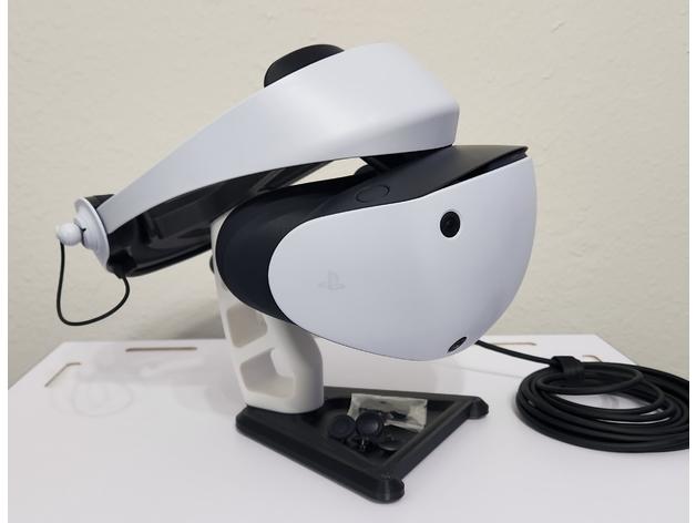 Playstation VR2 (PSVR2) Headset Stand (updated Mar 4) 3d model