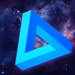 impossible triangle puzzle penrose triangle SUPER FAST EASY PRINT Dopamine Decor 3d model