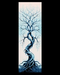 The old and spindly tree of life - Set of Bookmarks 3d model