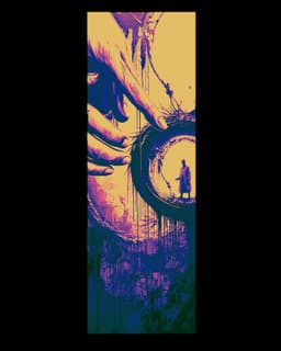 Abstract fun in surreal background - Set of bookmarks 3d model