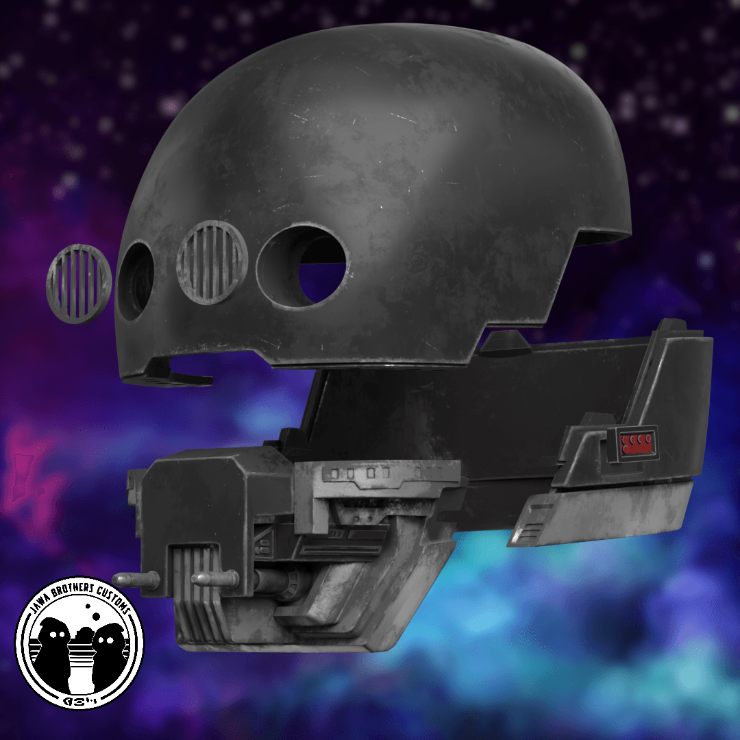 Wearable K2SO Helmet 3d model