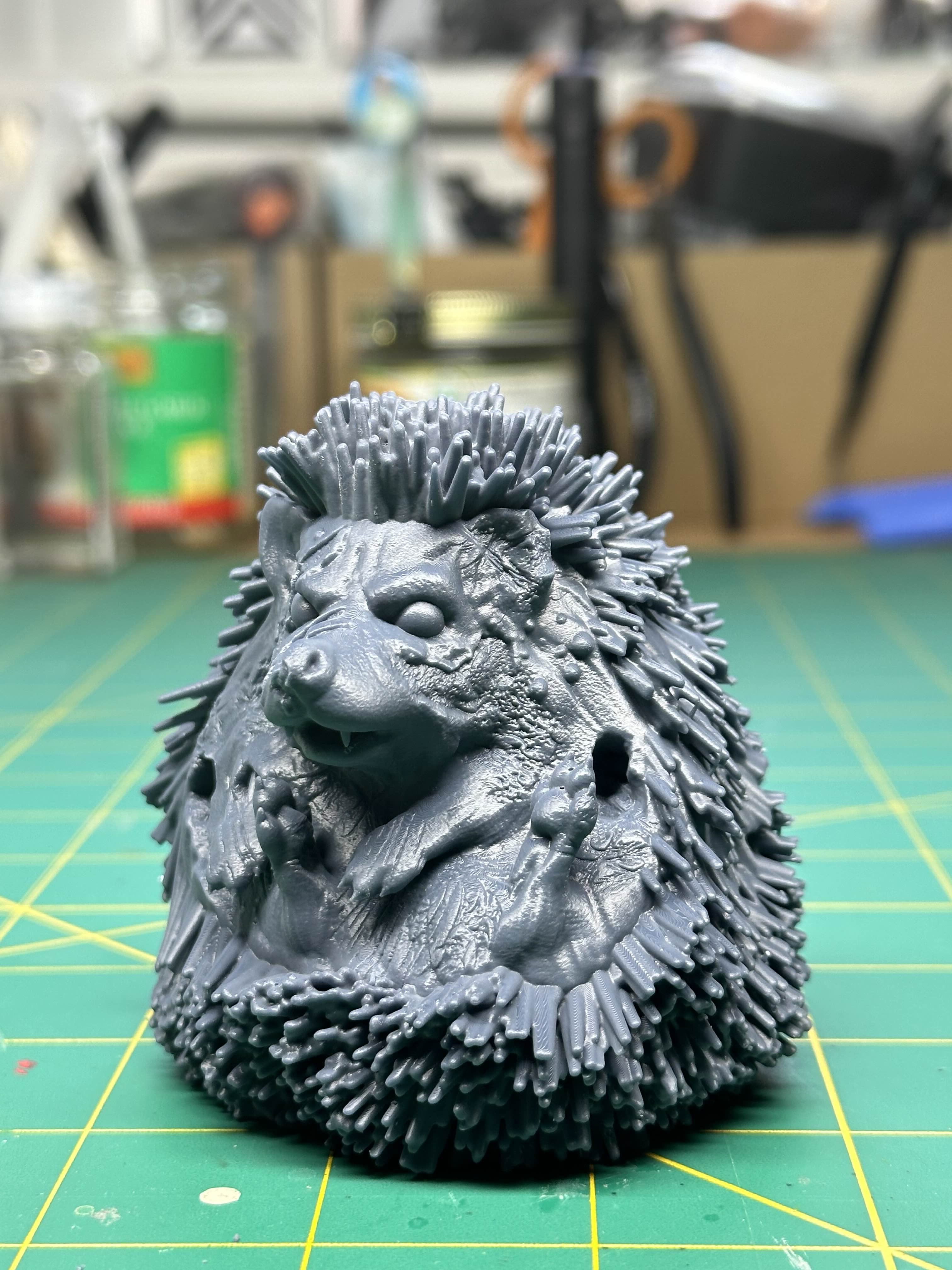 Zombie_Hedgehog (Pre Supported) 3d model