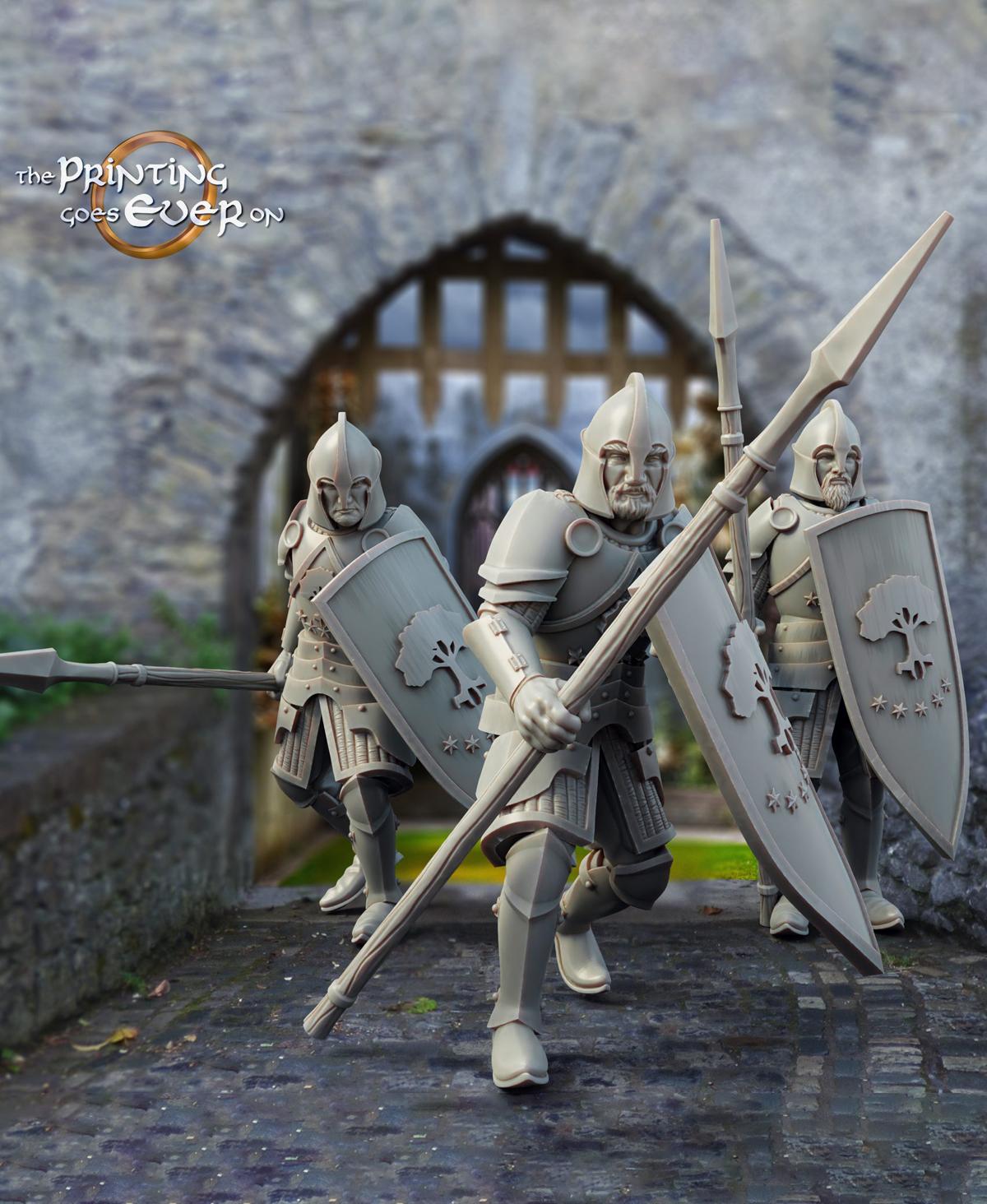 Gonthan Soldiers - 3 Poses 3d model