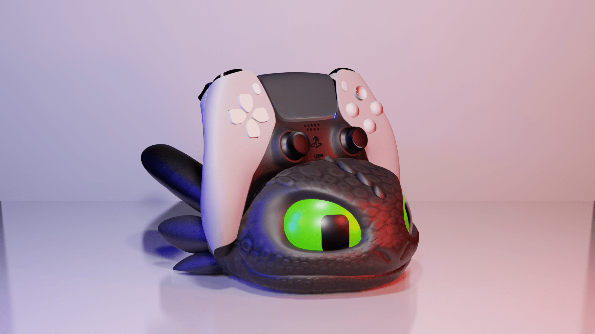 Toothless Holder Controller 3d model