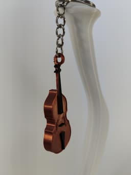 Contrabass keychain 3d model