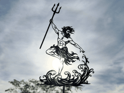 Poseidon Ocean God 2D Wall Art.3mf 3d model