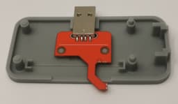 Easy Soldering Stand For Raspberry Pi Zero + USB Stem - (Resin) 3d model