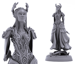 The Baroness Young Elf Female Noble 3d model