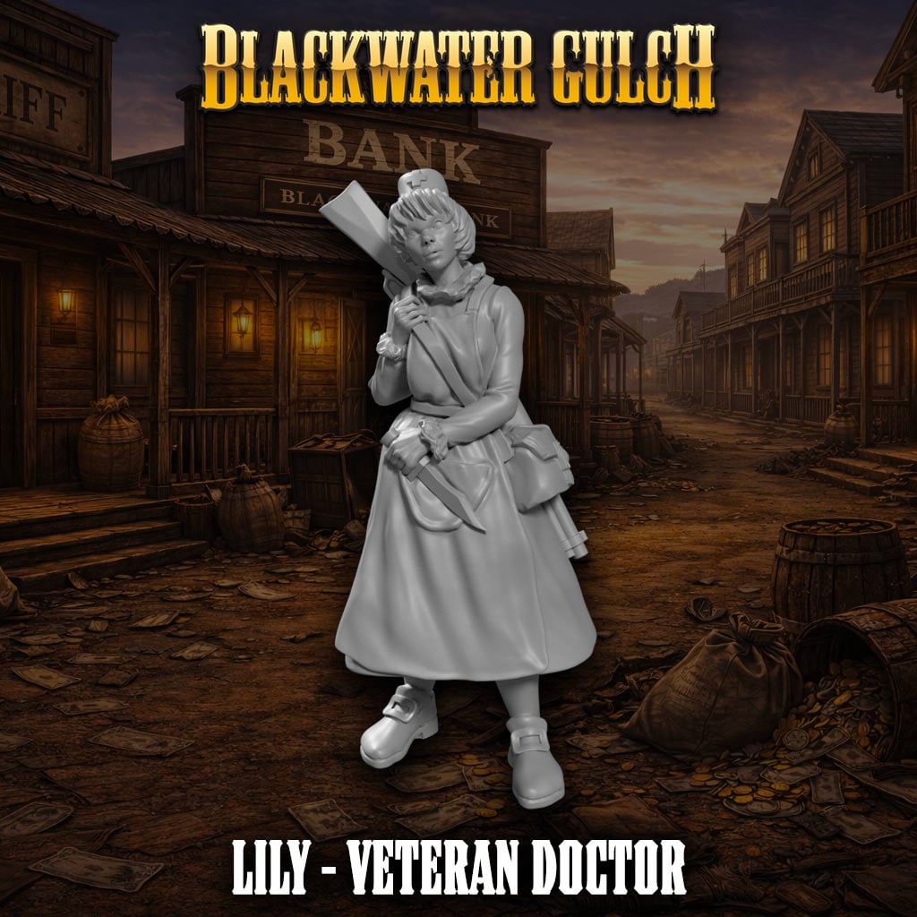 Lily - Veteran Doctor 3d model