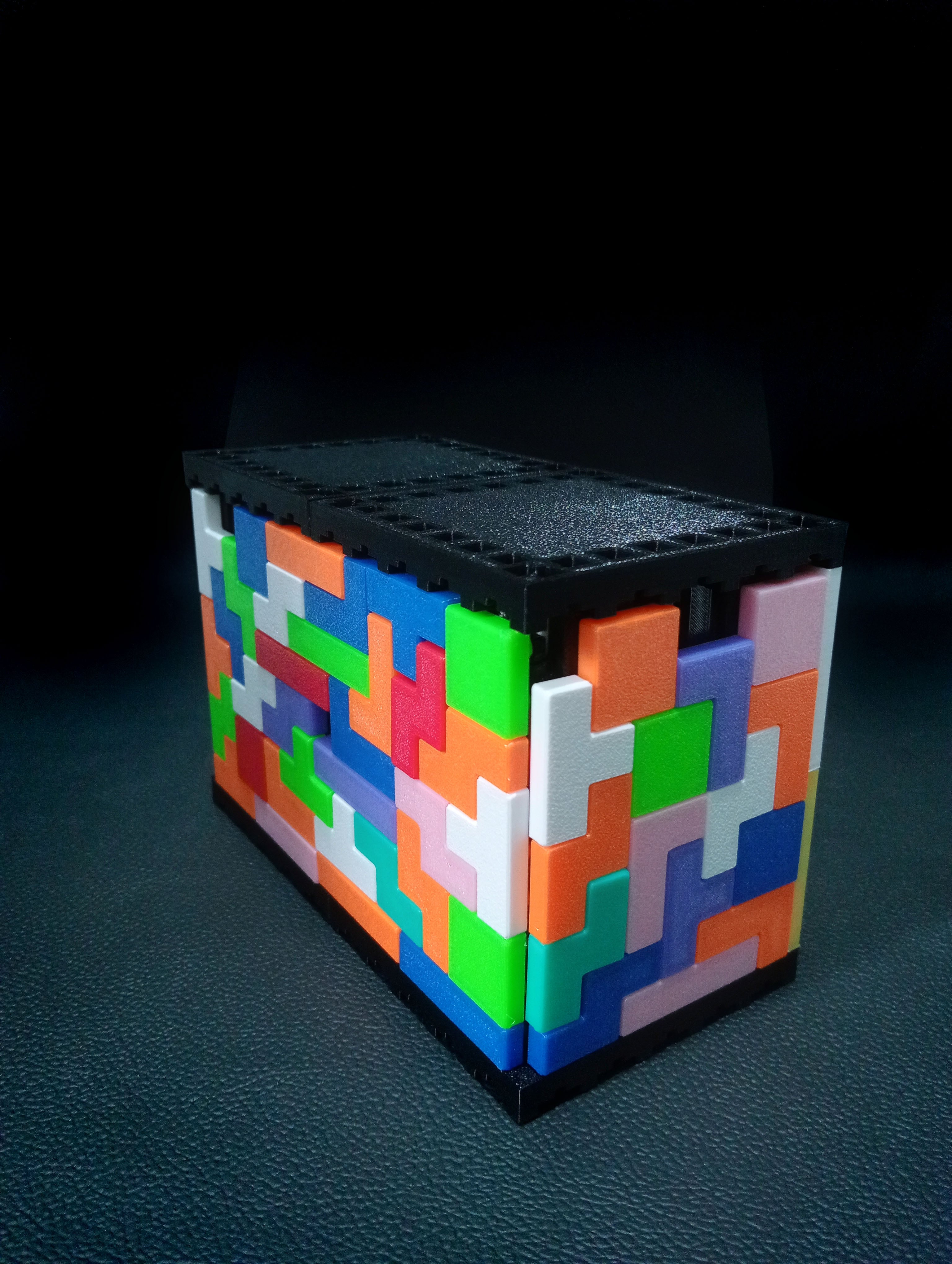 Modular Tetris Shelf Organizer 3d model
