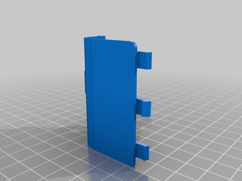 Xbox One Controller Battery Cover with MicroUSB Guide 3d model