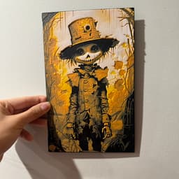 Scarecrow in a Hat 3d model