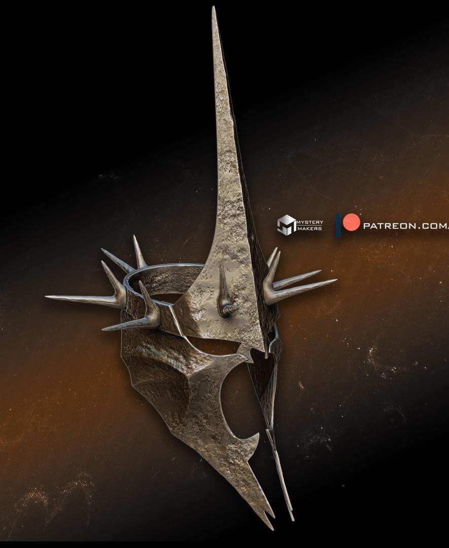 Witch king crown 3d model