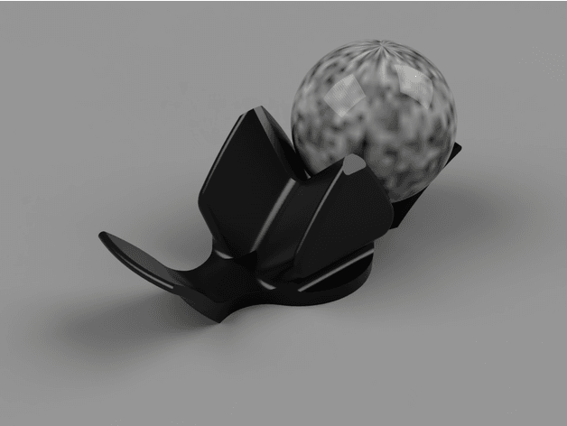 Baoding Ball Desk Stand - Large 3d model