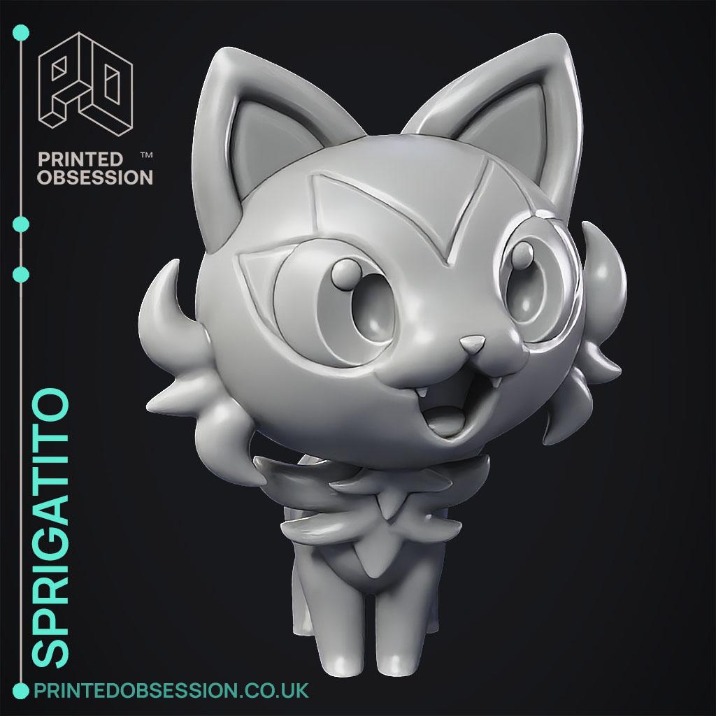 Sprigatito - Pokemon - Fan Art 3d model