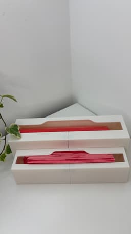 Modular Ziplock Bags Organizer - Kitchen Drawers Storage Solution 3d model