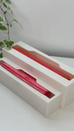 Modular Ziplock Bags Organizer - Kitchen Drawers Storage Solution 3d model