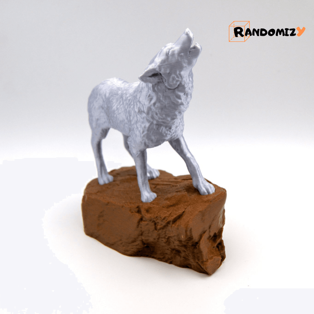 Howling Wolf 3d model