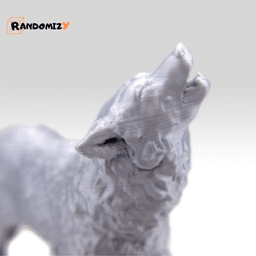 Howling Wolf 3d model