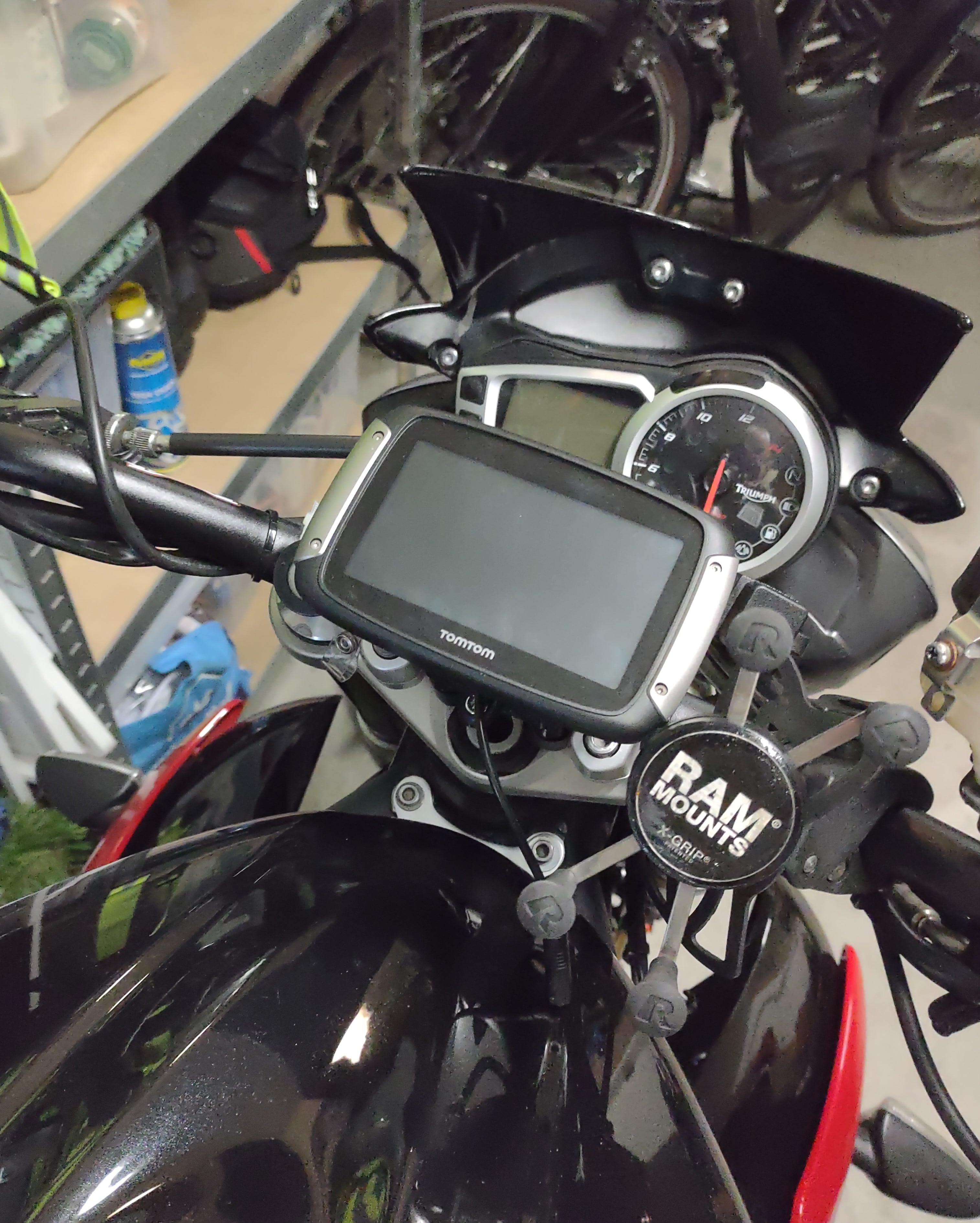 TomTom Rider mount for Triumph Street Triple 3d model