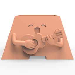 HAPPY PLANTER GUITAR SINGING 3d model