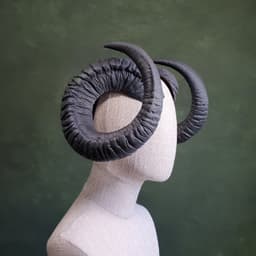 Kallista | Fantasy Curled Ram Horns 3d model