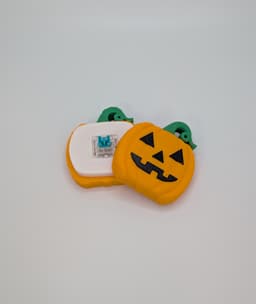 Halloween Macaron Clickers (Pumpkin, Ghost, Eyeball & Candy Corn) 3d model