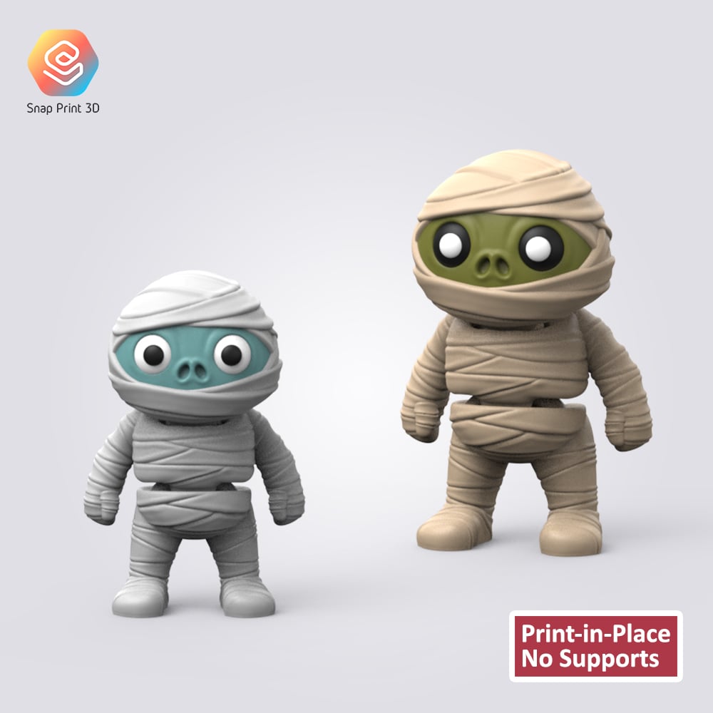 Halloween Flexi Mummy 3d model