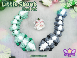 Little Skunk Flexi 3d model