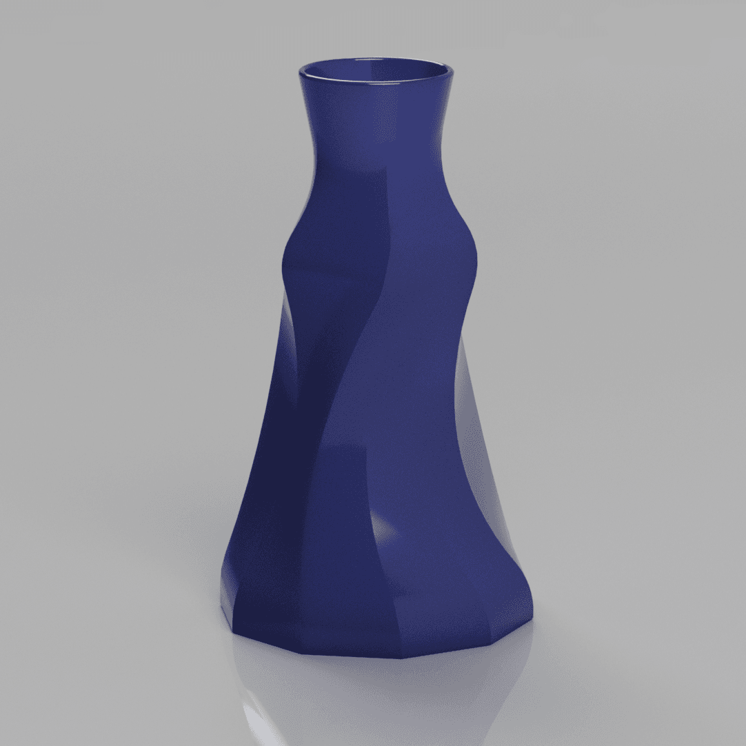 Square Vase - Vase mode not required. Water Tight - No Support 3d model