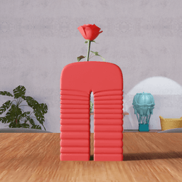 Arch Ribbed Vase 3d model