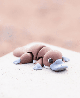 Plodding Platypus - Articulated Fidget Platypus - Ludo Flexy 3d model