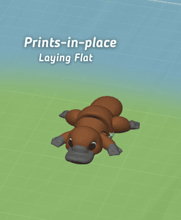 Plodding Platypus - Articulated Fidget Platypus - Ludo Flexy 3d model