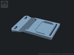 Sidewinder X1 FFC Riser - Customizable ribbon cable height fix and strain relief for E3D Hemera, the stock extruder and others 3d model