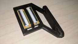 Sidewinder X1 FFC Riser - Customizable ribbon cable height fix and strain relief for E3D Hemera, the stock extruder and others 3d model