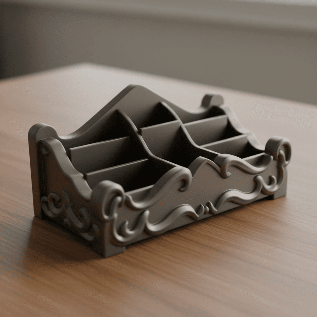 Handmade Storage Bin 3d model