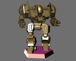 MW4 Templar Battletech Miniature 3d model