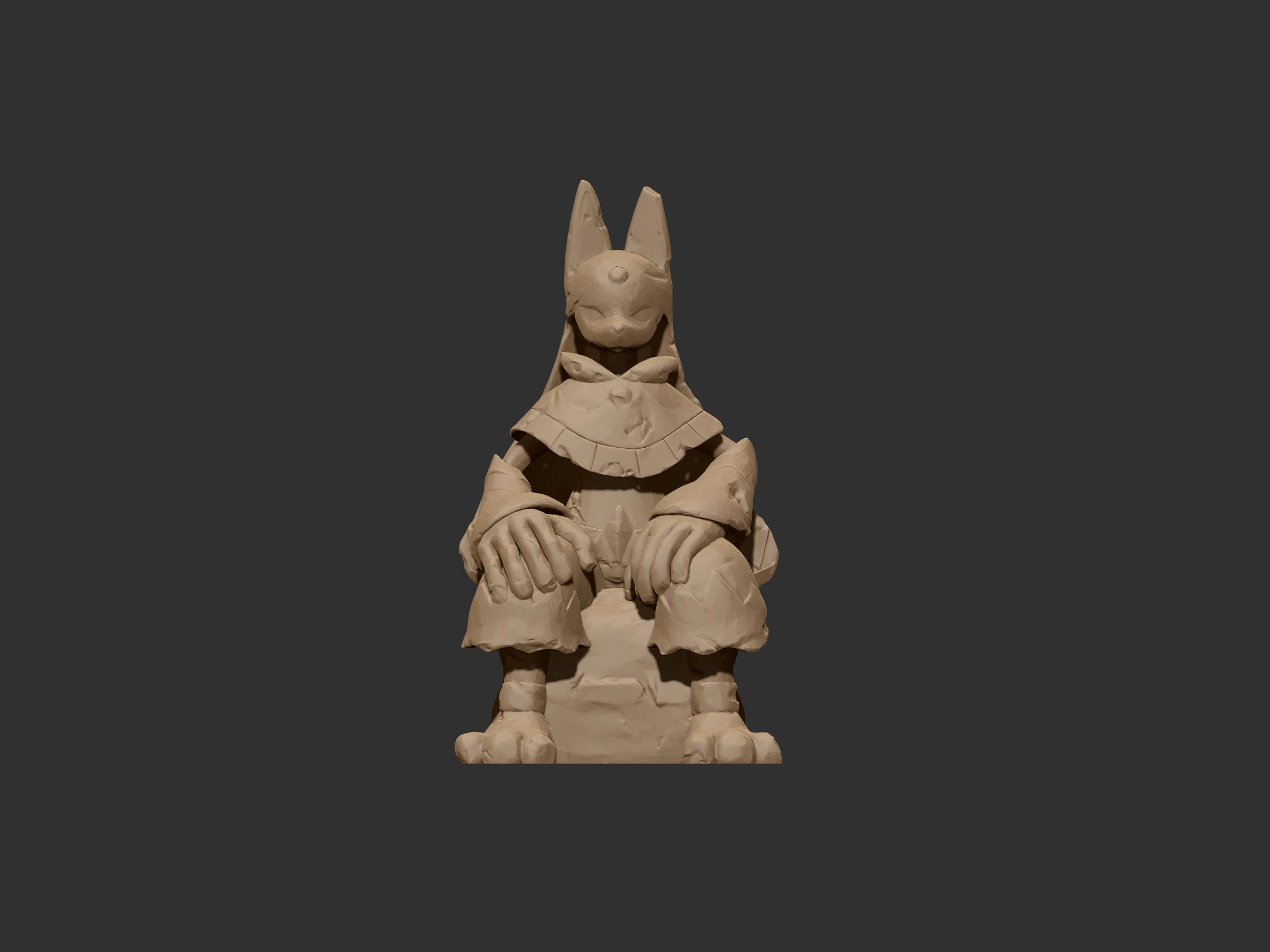 Anubis Statue  3d model