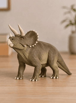 Realistic Triceratops Figurine 3d model