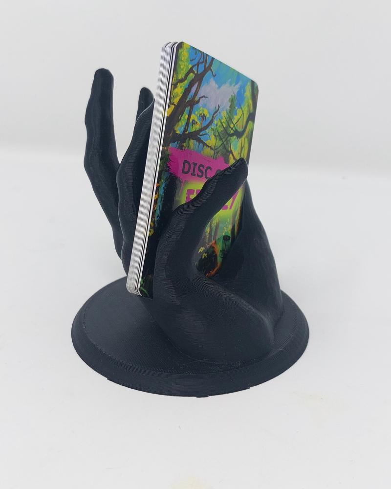 Hand shapes business card holder (NO SUPPORTS) 3d model