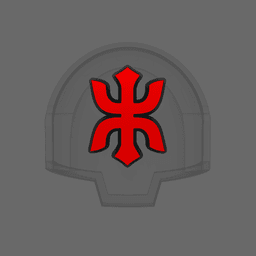 Red Ronin Chapter DV04 Shoulder Symbols 3d model