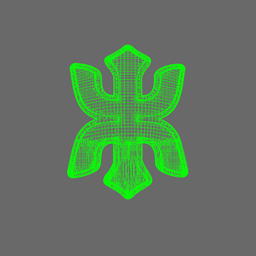 Red Ronin Chapter DV04 Shoulder Symbols 3d model
