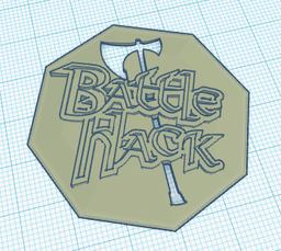 BattleHack 2014 - Keychain 3d model