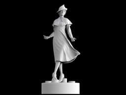 Fleur Delacour 3D Model (for SLA/DLP Printers) 3d model