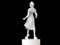 Fleur Delacour 3D Model (for SLA/DLP Printers) 3d model