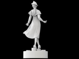 Fleur Delacour 3D Model (for SLA/DLP Printers) 3d model