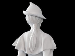 Fleur Delacour 3D Model (for SLA/DLP Printers) 3d model