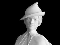 Fleur Delacour 3D Model (for SLA/DLP Printers) 3d model