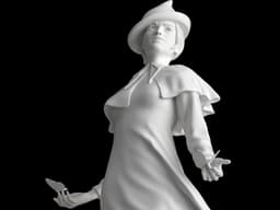 Fleur Delacour 3D Model (for SLA/DLP Printers) 3d model