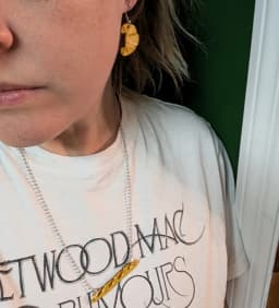 When in doubt, eat bread. - Easy 10 minute, filament swap Croissant earrings and baguette necklace 3d model